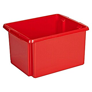Sunware Aufbewahrungsbox Nesta (L x B x H: 46 x 36 x 25 cm, Kunststoff, Rot)
