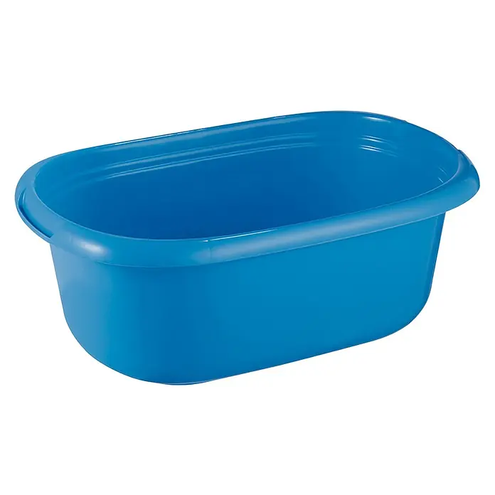 Sunware Wäschewanne Basic - L x B x H: 65 x 25 x 44 cm, Blau - Blaue Kunststoffwanne, ideal für Haushalt oder Garten. Vielseitig einsetzbar und leicht zu reinigen, ein praktischer Helfer im Alltag.