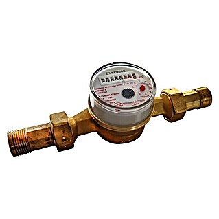 Wohnungswasserzähler Warm (Größe Anschluss: ¾″, Nenndurchfluss Qn: 4 m³/h, Einbaulänge: 130 mm)