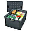 Sunware Aufbewahrungsbox Square (L x B x H: 50,6 x 40,6 x 26,1 cm, Kunststoff, Anthrazit, Geschlossen) | BAUHAUS