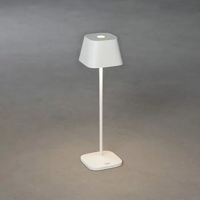 Konstsmide Akku-Tischleuchte Capri - 2,2 W, Weiß - Stimmungsaufnahme