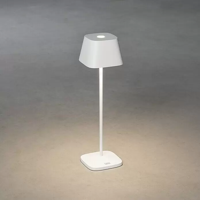 Konstsmide Akku-Tischleuchte Capri - 2,2 W, Weiß - Stimmungsaufnahme