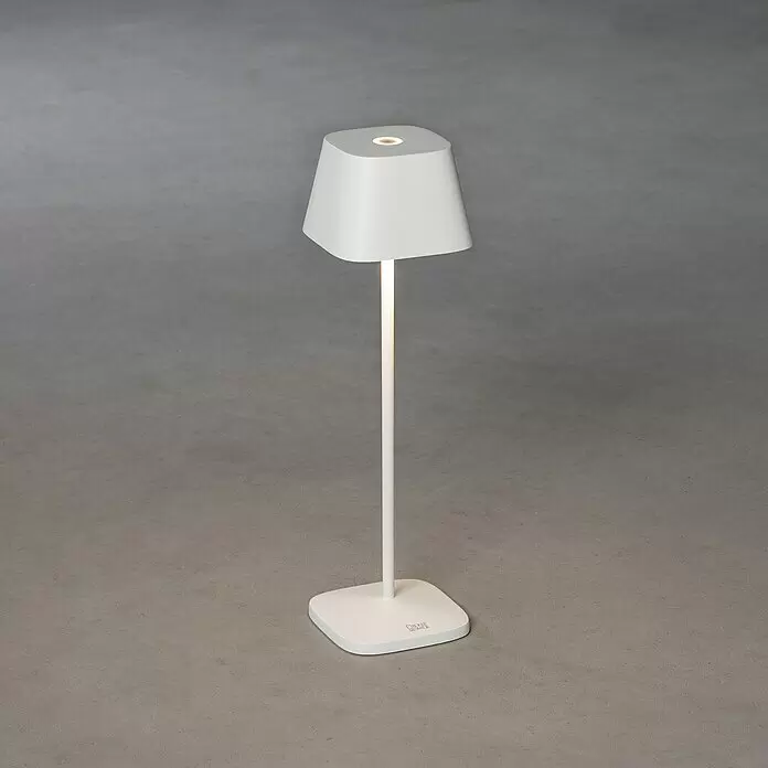 Konstsmide Akku-Tischleuchte Capri - 2,2 W, Weiß - Stimmungsaufnahme