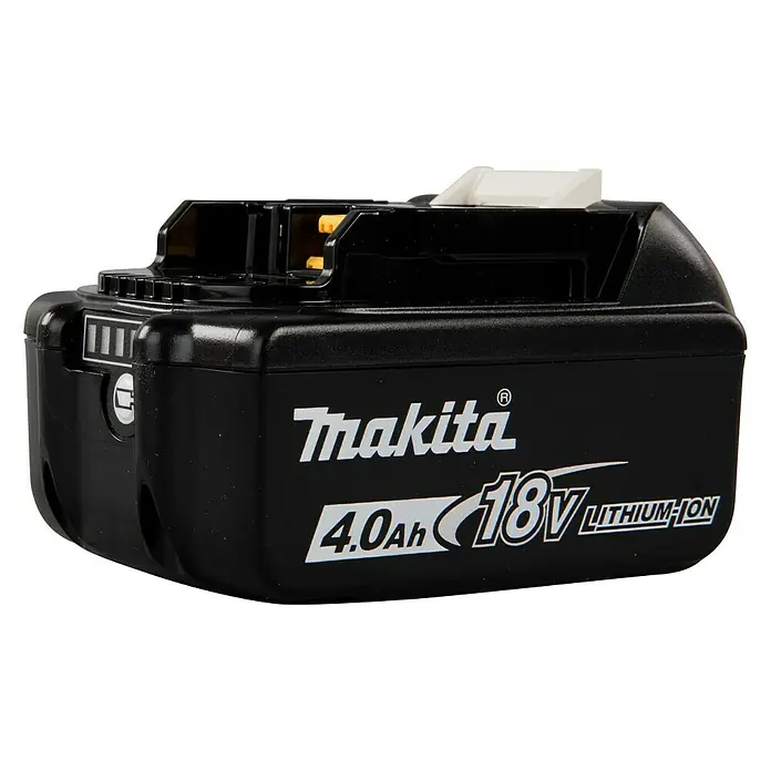 Makita LXT 18V Akku BL1840B - 18 V, 4 Ah - Makita 4.0Ah 18V Lithium-Ionen-Akku, ideal für kabellose Elektrowerkzeuge. Zuverlässige Energiequelle für Profis und Heimwerker.