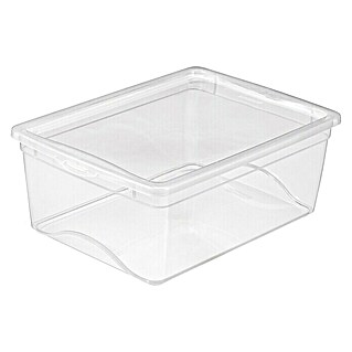Sunware Aufbewahrungsbox Omega (L x B x H: 38 x 27 x 14,5 cm, Kunststoff, Transparent)