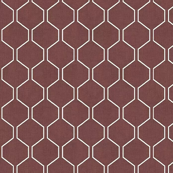 Sunfun Basic-Line Sitzauflage - Weinrot, Niederlehner, L x B x H: 98 x 49 x 6 cm, Materialzusammensetzung Bezug: Baumwoll-Polyester-Mischgewebe - Detailaufnahme
