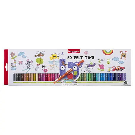 Talens Bruynzeel Set de marcadores de efecto lacado Felt tips