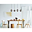 Globo LED-Pendelleuchte Blacky I (160 W, Anzahl Leuchtmittel: 4 Stk., L x B x H: 110 x 18,5 x 120 cm, E14, Schwarz) | BAUHAUS