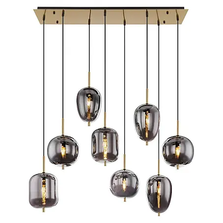 Globo LED-Pendelleuchte Blacky