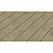 Kovalex WPC-Terrassendiele Massiv mit Struktur nach Maß (Samtesche, Mattiert, 490 x 14,5 x 2 cm) | BAUHAUS