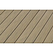 Kovalex WPC-Terrassendiele Massiv mit Struktur nach Maß (Samtesche, Mattiert, 400 x 14,5 x 2 cm) | BAUHAUS