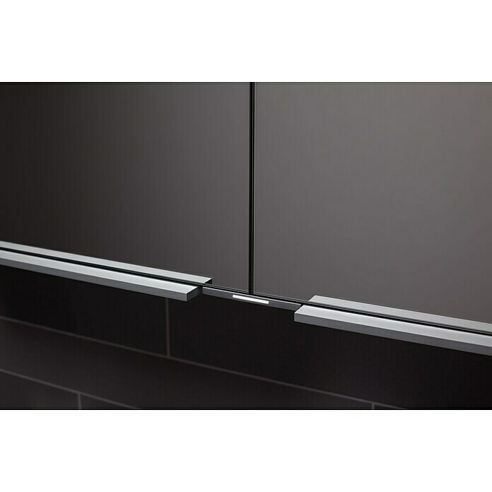 Keuco LED-Spiegelschrank Royal Match (B x H: 100 x 70 cm, Mit Beleuchtung, Aluminium, Silber)