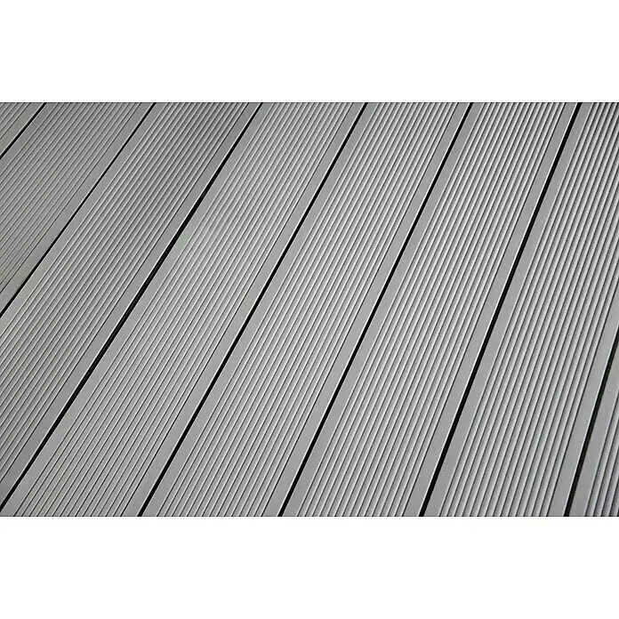 Kovalex WPC-Terrassenpaket Exklusiv - Grau, 3 x 3 m - Detailaufnahme