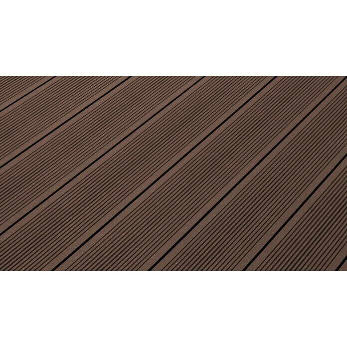 Kovalex WPC-Terrassendiele Exklusiv nach Maß (Braun, Gebürstet, 340 x 14,5 x 2,6 cm) | BAUHAUS