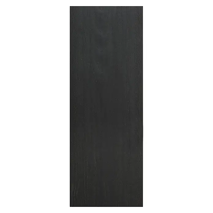 Kovalex WPC-Terrassendiele XL mit Struktur nach Maß - Graubraun, 390 x 19 x 2 cm - Schwarzes Holzpaneel mit subtiler Maserung für ein elegantes und modernes Erscheinungsbild. Ideal für Möbelbau und Innenausstattung.