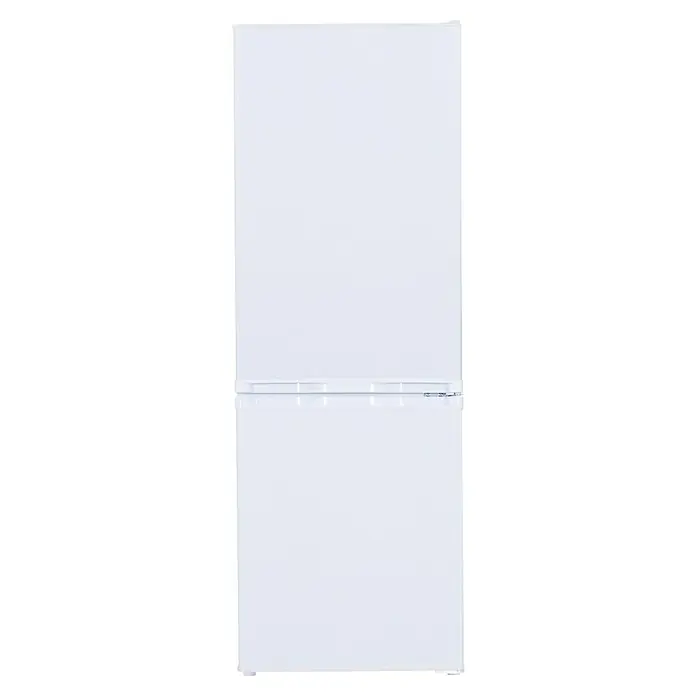 PKM Kühl-Gefrierkombination KG 240 EW - Nutzinhalt Gesamt: 173 l, 56 x 50 x 142,2 cm, Weiß - Ein freistehender, weißer Kühlschrank mit Gefrierfach unten. Das Gerät ist schlicht und modern gestaltet für jede Küche.