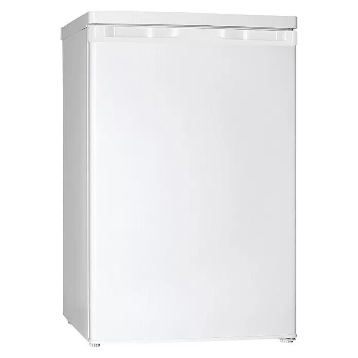 PKM Kühl-Gefrierkombination KS109-DM - Nutzinhalt Gesamt: 109 l, 58 x 55 x 85 cm, Weiß - Weißer Kompaktkühlschrank mit integrierten Griffen.
