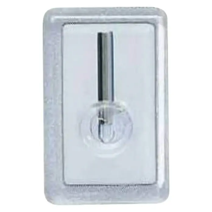 Gardinenhaken - 4 Stk., Transparent - Ein weißer, transparenter Command Haken, ideal zum Aufhängen von Gegenständen ohne Bohren. Praktisch und einfach anzubringen.