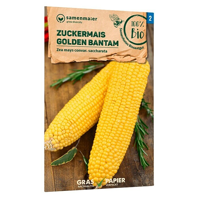 samenmaier Gemüsesamen Bio Golden Bantam (Zea mays convar. saccharata, Saatzeit: April, Erntezeit: Juli) | BAUHAUS