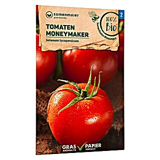 samenmaier Gemüsesamen Bio Tomaten - Moneymaker (Solanum lycopersicum, Saatzeit: Februar, Erntezeit: Juli)