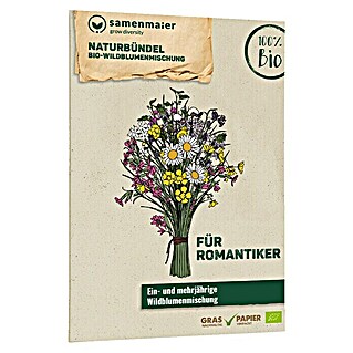 samenmaier Wildblumensamen Bio Naturbündel für Romantiker (Saatgut ausreichend für: 5 m²)