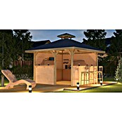 Weka Gartenlaube 651 (L x B: 380 x 380 cm, Natur) | BAUHAUS