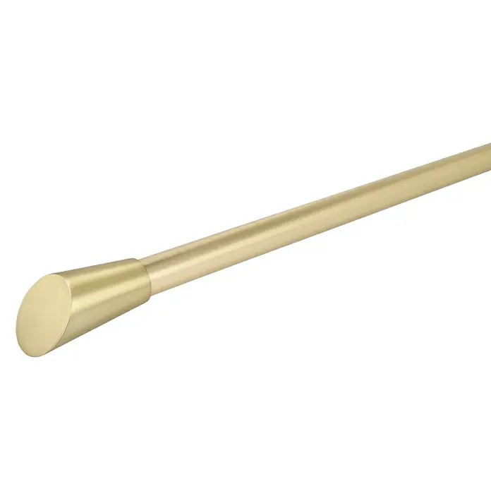 Expo Ambiente Endstück Rag - Messingoptik matt, Geeignet für: Gardinenstangen Ø 20 mm, 2 Stk. - Goldene Gardinenstange mit Endstück für ein elegantes Fensterdekor. Hochwertiges Design für stilvolle Wohnräume.