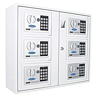 Rottner Schlüsselschrank (L x B x H: 17 x 53,5 x 46,5 cm, Elektronisches Zahlenschloss)