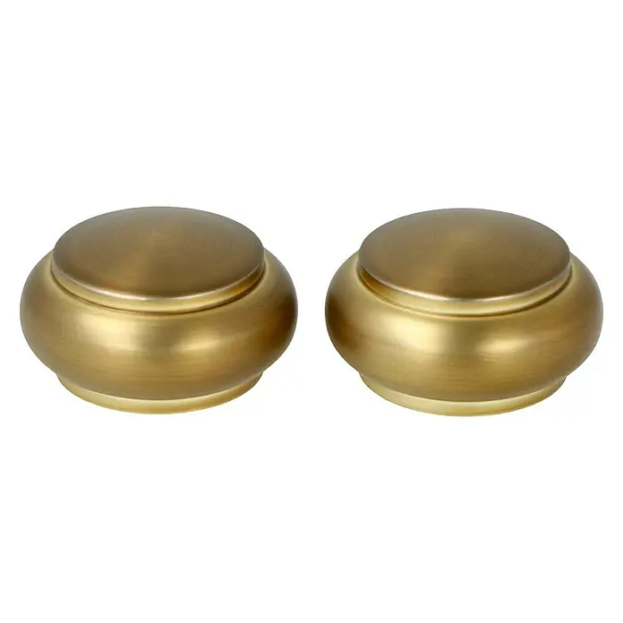 Embouts laiton pour tringle à rideau - Décoration