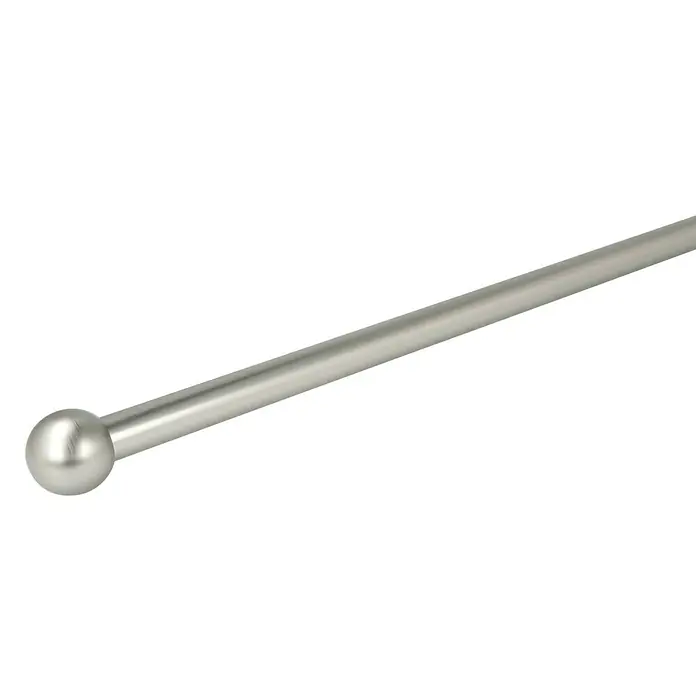 Expo Ambiente Endstück Ball - Edelstahloptik, 16 mm - Hochwertiger Metallstab mit Kugelende, ideal für diverse Anwendungen. Robust und stilvoll, perfekt für Ihr Projekt.