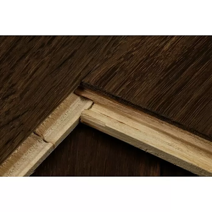 Parkettmuster Eiche Nero - 280 x 160 x 15 mm, Landhausdiele - Detailaufnahme