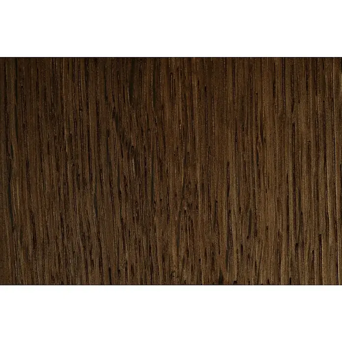 Parkettmuster Eiche Nero - 280 x 160 x 15 mm, Landhausdiele - Nahaufnahme eines dunklen Holzfurniers mit ausgeprägter Maserung für Möbel oder Wandverkleidungen.
