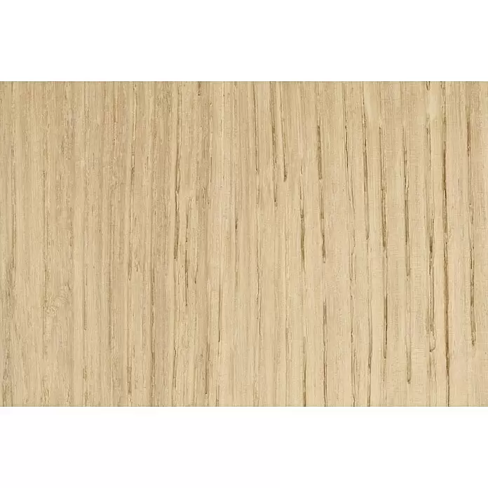 Parkett - Eiche Innsbruck, Landhausdiele, 2.200 x 260 x 15 mm - Helle, beige Holztextur mit ausgeprägter vertikaler Maserung und feinen Rillen.