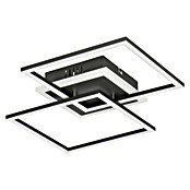 Reality Leuchten LED-Deckenleuchte Salida (25 W, L x B x H: 35,5 x 57,5 x 7,5 cm, Schwarz, Warmweiß) | BAUHAUS