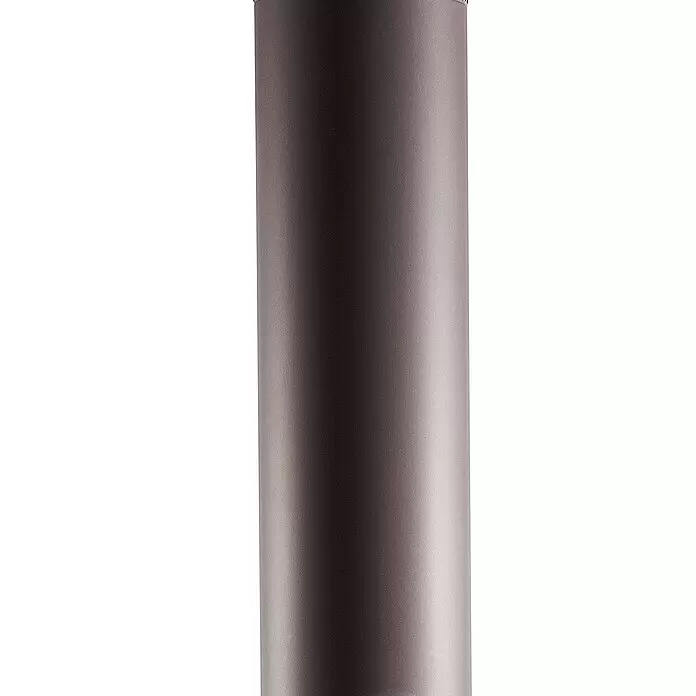 Buschbeck Tubo de extensión para barbacoa - Marrón, Diámetro: 18 cm, Específico para: Chimenea de jardín Buschbeck Auckland - Poste cilíndrico de aluminio marrón oscuro mate.