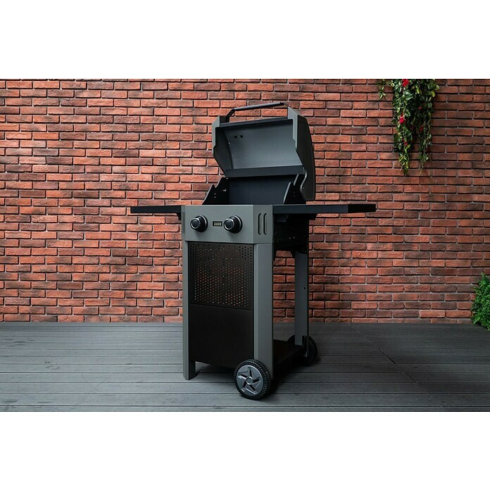 Buschbeck Elektrogrill Grenada Wave2,2 kW, Hauptgrillfläche: 48 x 42 cm Mood Shot