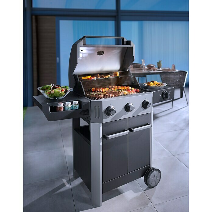 Buschbeck Gasgrill Grenada 3Anzahl Brenner: 3, Hauptgrillfläche: 60 x 42 cm, 12,3 kW Mood Shot