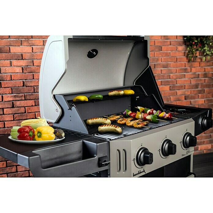 Buschbeck Gasgrill Grenada 3Anzahl Brenner: 3, Hauptgrillfläche: 60 x 42 cm, 12,3 kW Mood Shot