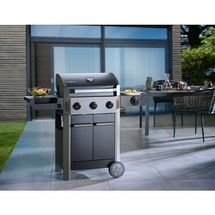 Buschbeck Gasgrill Grenada 3Anzahl Brenner: 3, Hauptgrillfläche: 60 x 42 cm, 12,3 kW Mood Shot