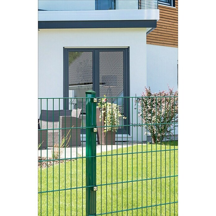 Zaunpfosten (Höhe: 175 cm, Grün, Metall) | BAUHAUS