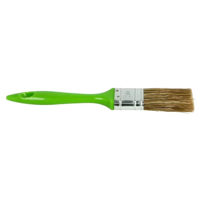 Lasur-Flachpinsel - Breite Borsten: 30 mm, Hollestermischung, Kunststoff