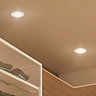 Ledvance SUN@Home LED-Einbauspot Downlight Slim (Kaltweiß, Durchmesser: 12 cm, Weiß)