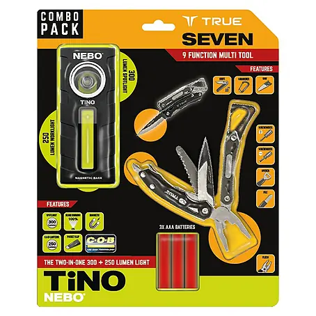 Nebo Tools  Set multiherramienta y linterna