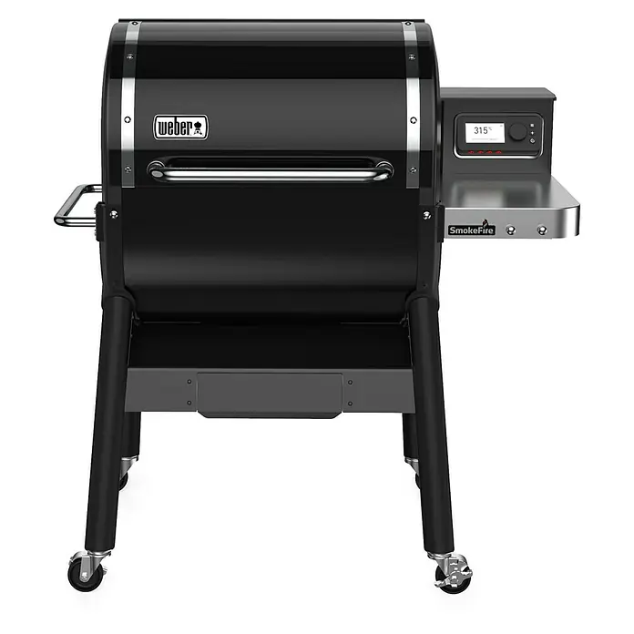 Weber Pelletgrill Smokefire EX4 GBS - Grillfläche (B x T): 61 x 46 cm, Schwarz - Der Weber SmokeFire Pelletgrill ist ein hochwertiger Grill für perfektes Grillen und Räuchern im Freien mit präziser Temperaturregelung.