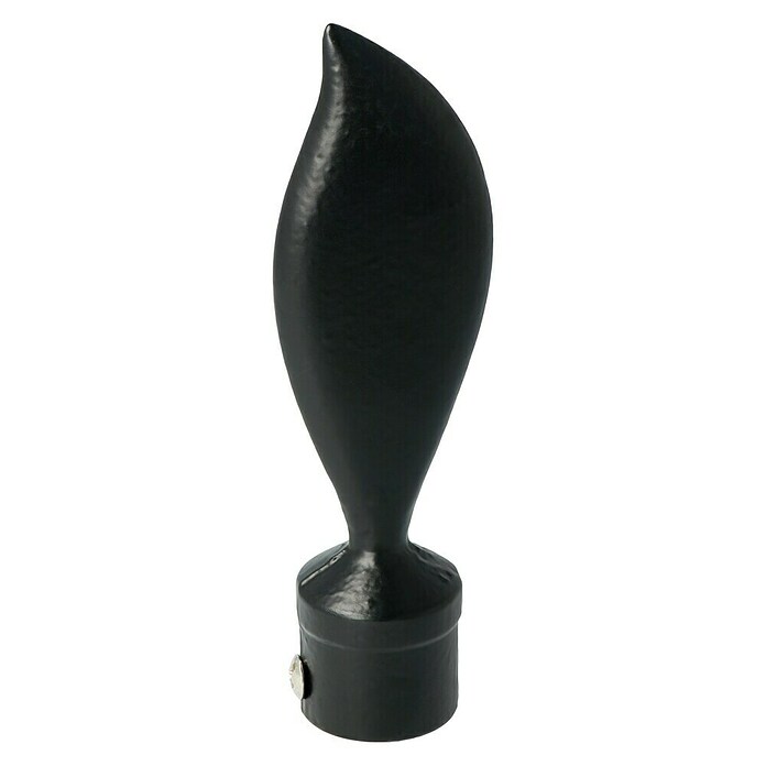 Expo Ambiente Krajnji element Flame  (Crne boje, Prikladno za: Šipke za zavjese Ø 20 mm) | BAUHAUS