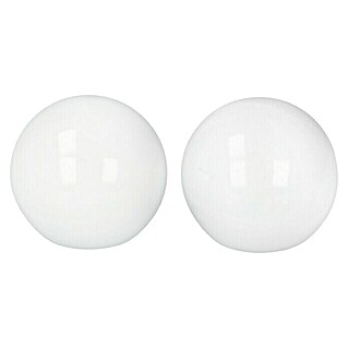 Expo Ambiente Krajnji element Ball (Bijele boje, Prikladno za: Šipke za zavjese Ø 20 mm, 2 Kom.)