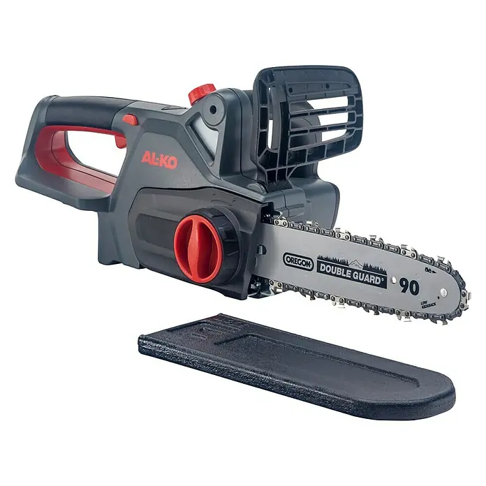 AL-KO Bosch Home & Garden Compatible Akku-Kettensäge CS 1825 Set - 18 V, 2,5 Ah, Li-Ionen, 1 Akku, Schwertlänge: 25 cm - Die AL-KO Akku-Kettensäge mit Oregon Double Guard Schwert für präzise Schnitte und sicheres Arbeiten im Garten.
