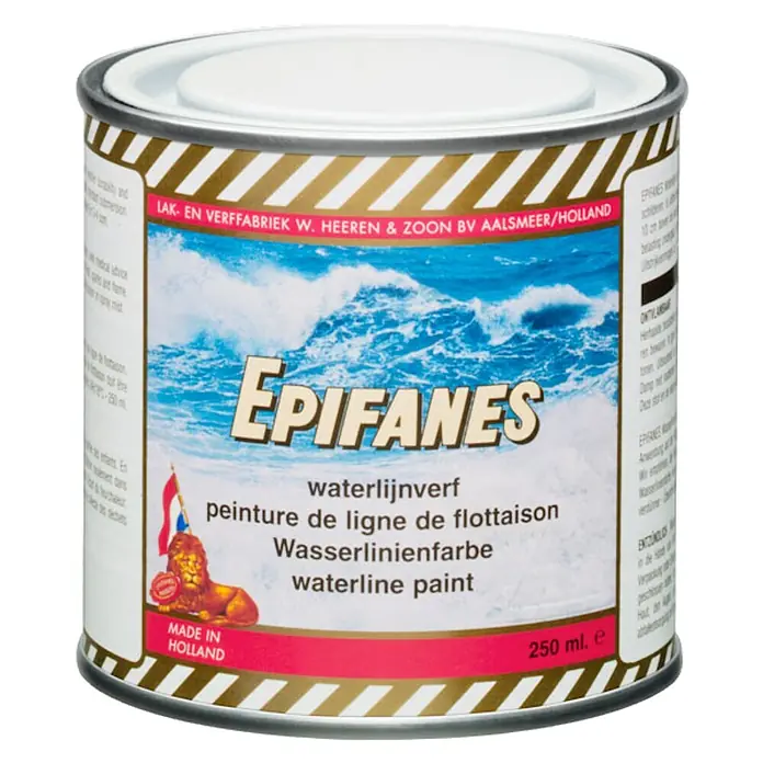 Epifanes Wasserlinienfarbe - Rot, 250 ml - Dose Epifanes Waterline-Farbe, ideal zum Schutz von Wasserlinien. Hochwertige Farbe für langanhaltenden Schutz vor Wasser.