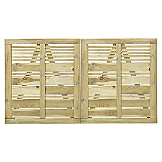 Plus Gartentor Silence (200 x 110 cm, Holz)