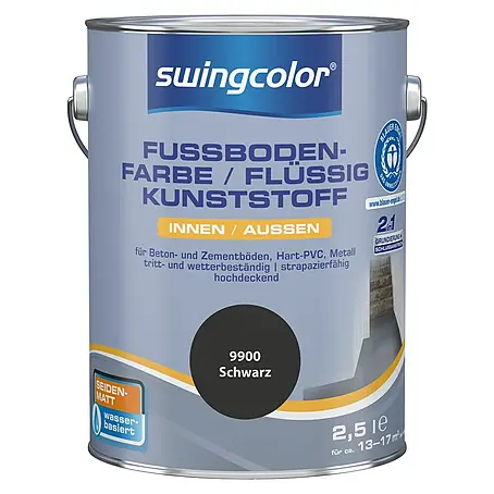 swingcolor 2in1 Fußbodenfarbe / Flüssig Kunststoff 2in1